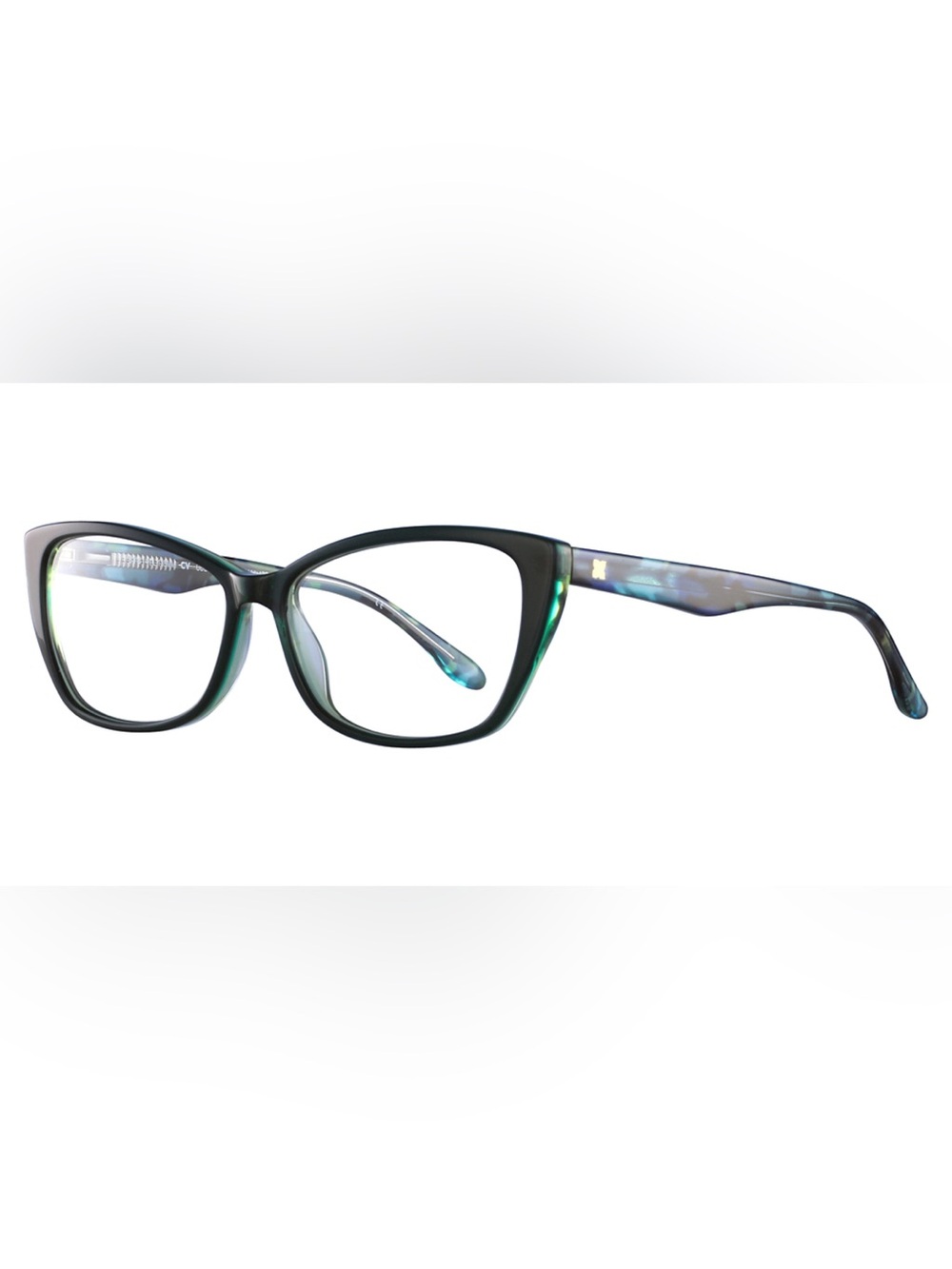 BCBG MaxAzria Odeya Green Laminate Prescription Eye Glasses